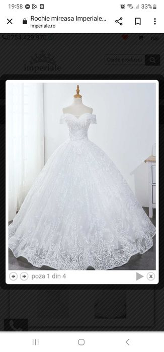 Rochie de mireasa noua