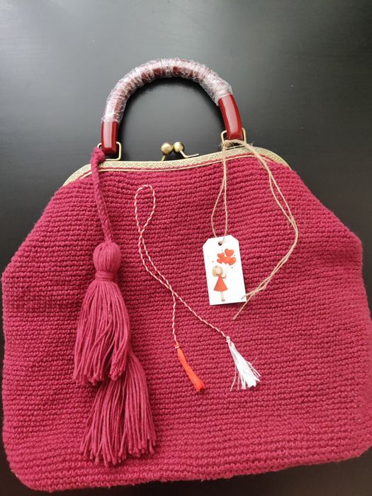 Poșetă unicat croșetată