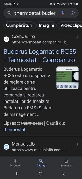 Termostat BUDERUS