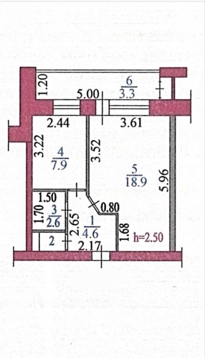Продается 1 ком. квартира, р-н Стрелки