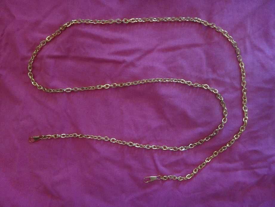 Нова дълга златиста верижка/дръжка за чанта или друг аксесоар