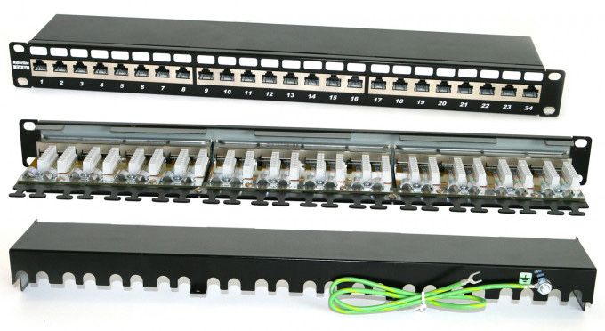 Патч панели , органайзеры , оптика , Patch panel