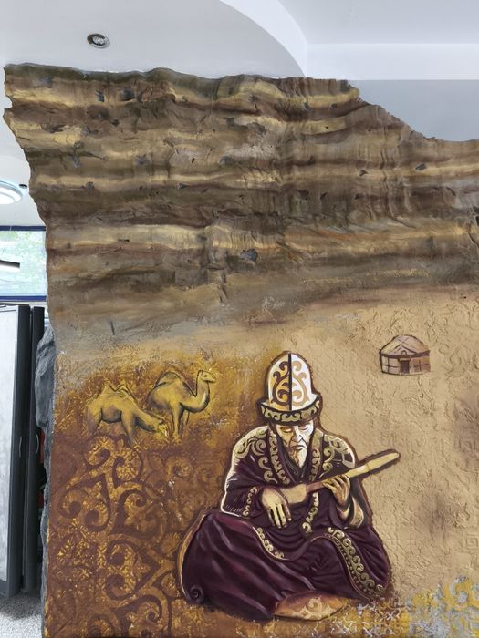 Декоративная штукатурка, Барельеф, художественная роспись