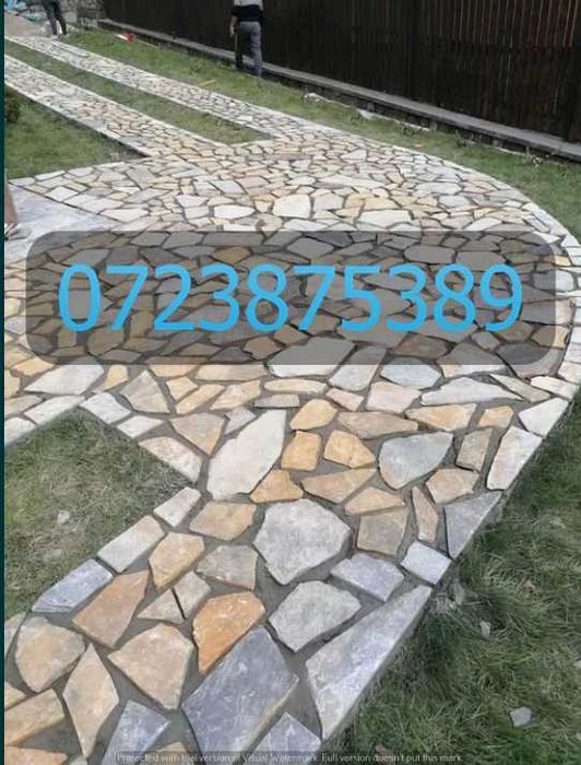 Piatră de Munte Selecționată pentru O Curte cu Aspect Nobil