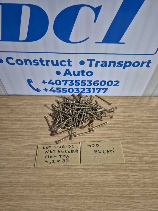 nkt suruburi montaj 4,2x55 - 430 bucati - lot 1-26-32