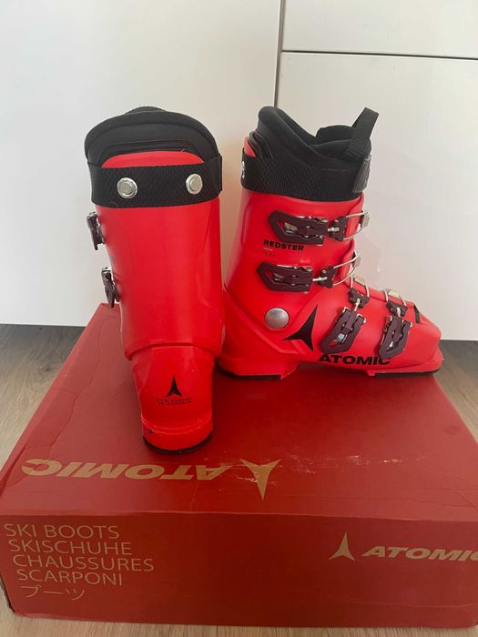 СКИ SL 131  FIS Norm + Обувки №36 Atomic JR 60 + щеки Leki 100см.