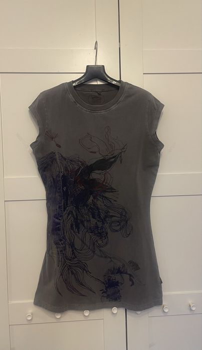 Tricou-rochiță pentru festivalurile verii, bumbac 100%, mărime M/L