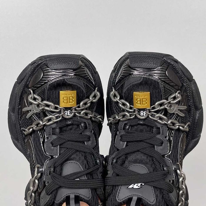 Balenciaga 3XL Sneaker With Chains And Charms Black