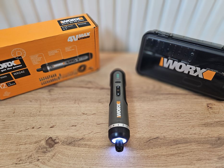 Новая аккумуляторная отвертка WORX WX 242 4V, модель 2-го поколения!