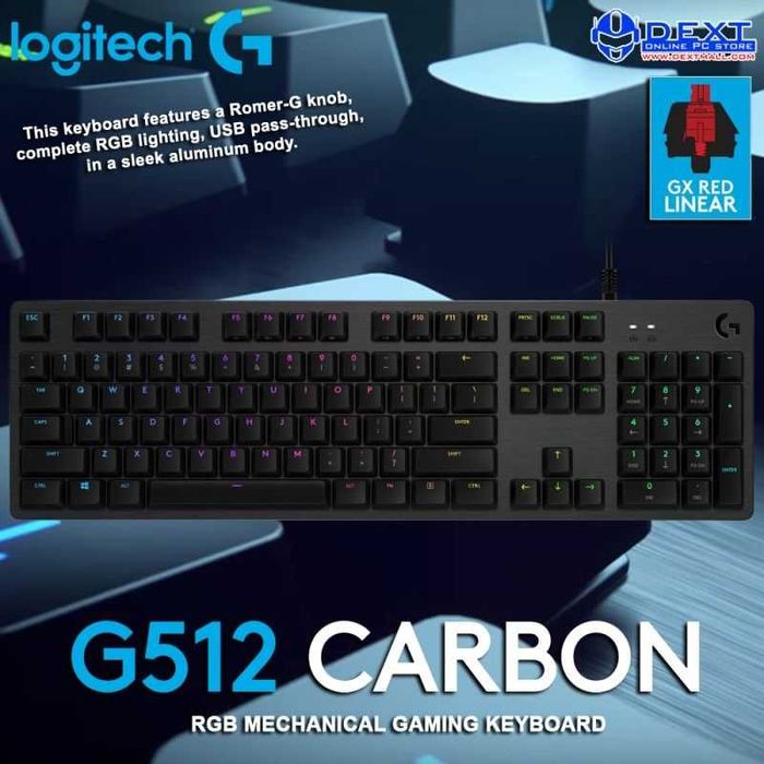 Tastatura Mecanica Gaming Logitech G512 GX RED 920-009370 nou Sigilata