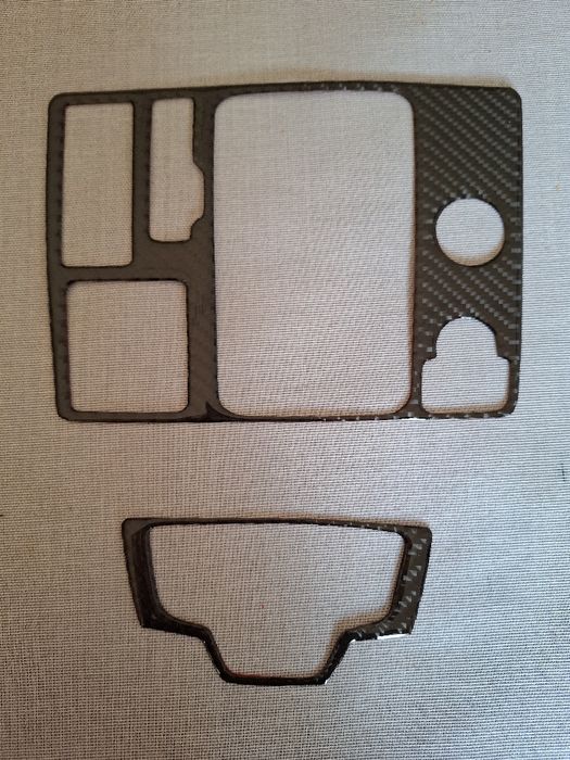 Лепенка тип карбон за конзола за ауди а6 ц7