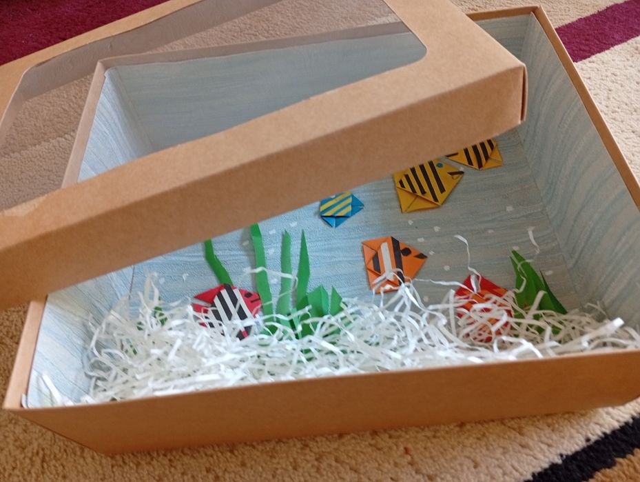 Televizorda akuarium