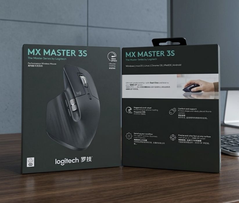 Новый Logitech MX Master 3S Black