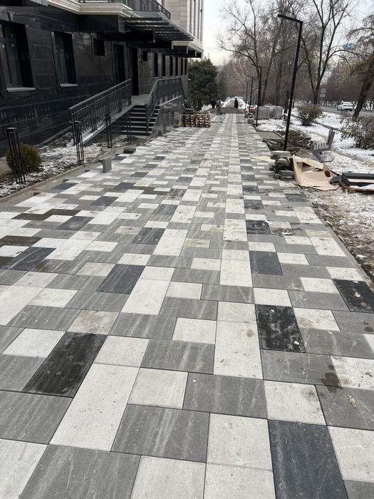 Укладка брусчатки