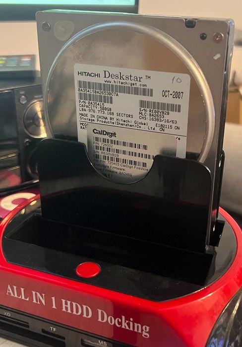 Hard disk Hitachi Deskstar 500GB 7200RPM SATA testat 100%