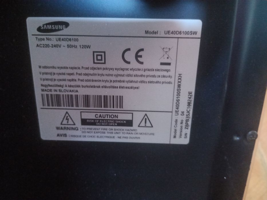Телевизор Samsung 40 за части.
