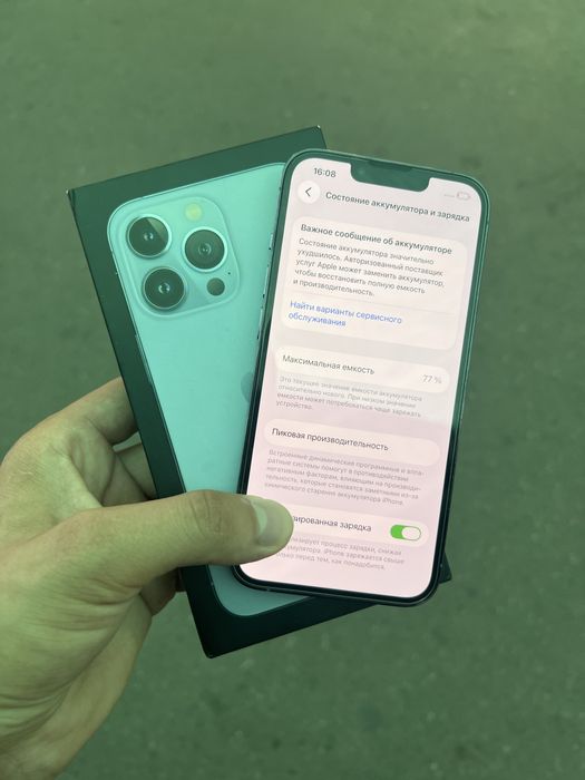 Iphon13 pro 256Gb xolatlari ideal karobka dakument bor ochilmagan