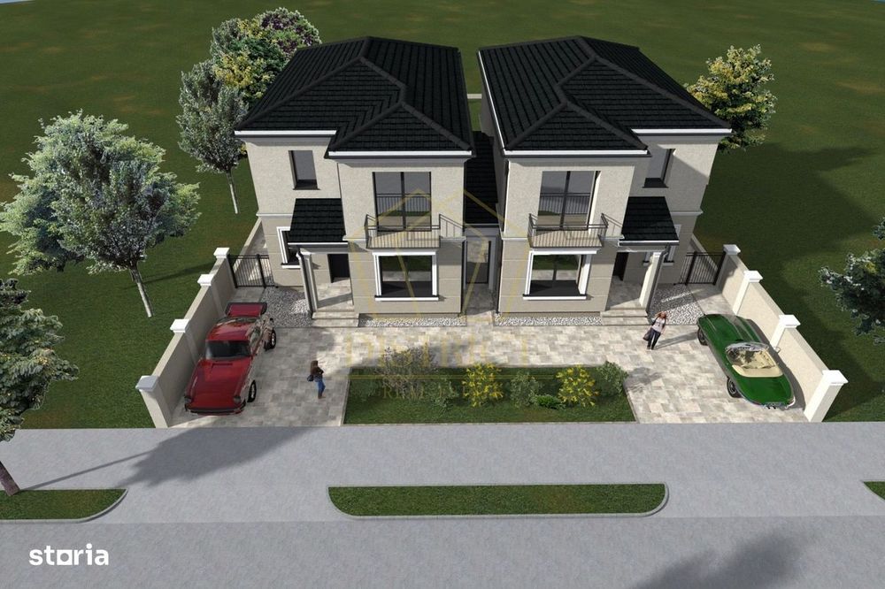 Duplex modern cu 5 camere despartit prin camera tehnica I Mosnita Noua