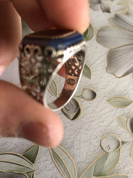 кольцо из чистого серебка 925 пробы