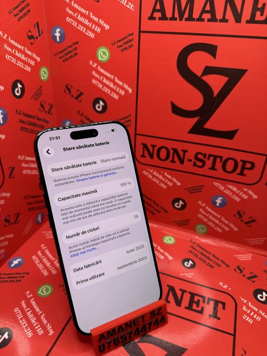 Iphone 16 Pro 256 Gb Amanet SZ Non Stop