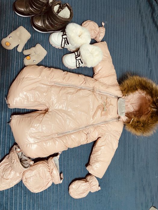 Детскии зимнии комбинезон