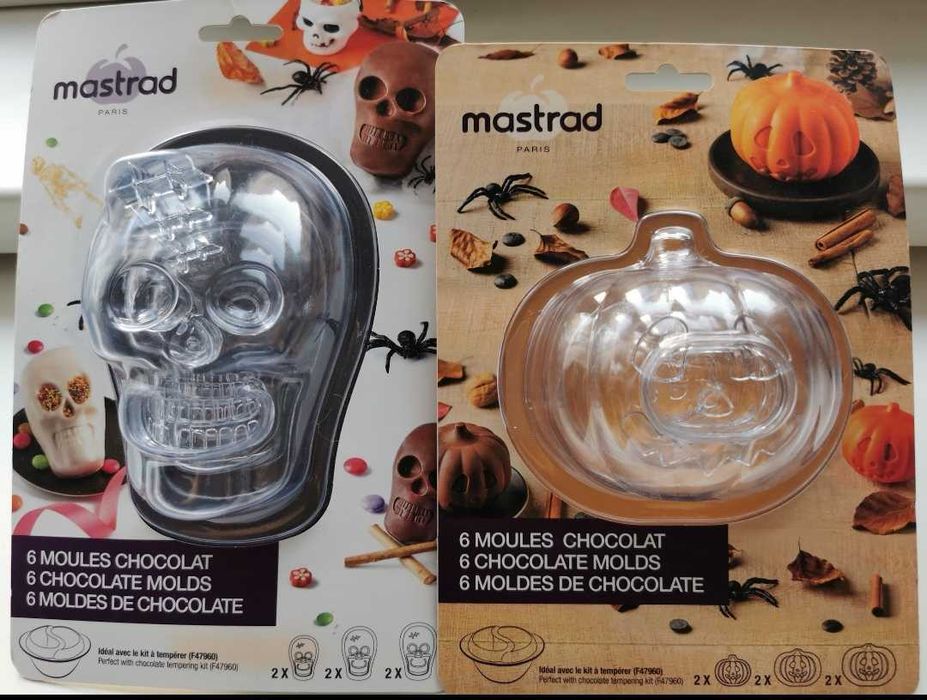 Молд за шоколад Череп и Тиква