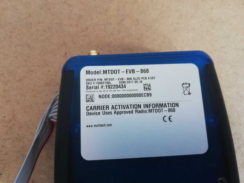 Multitech MTDOT-EVB-868 SLZD Pcb assy