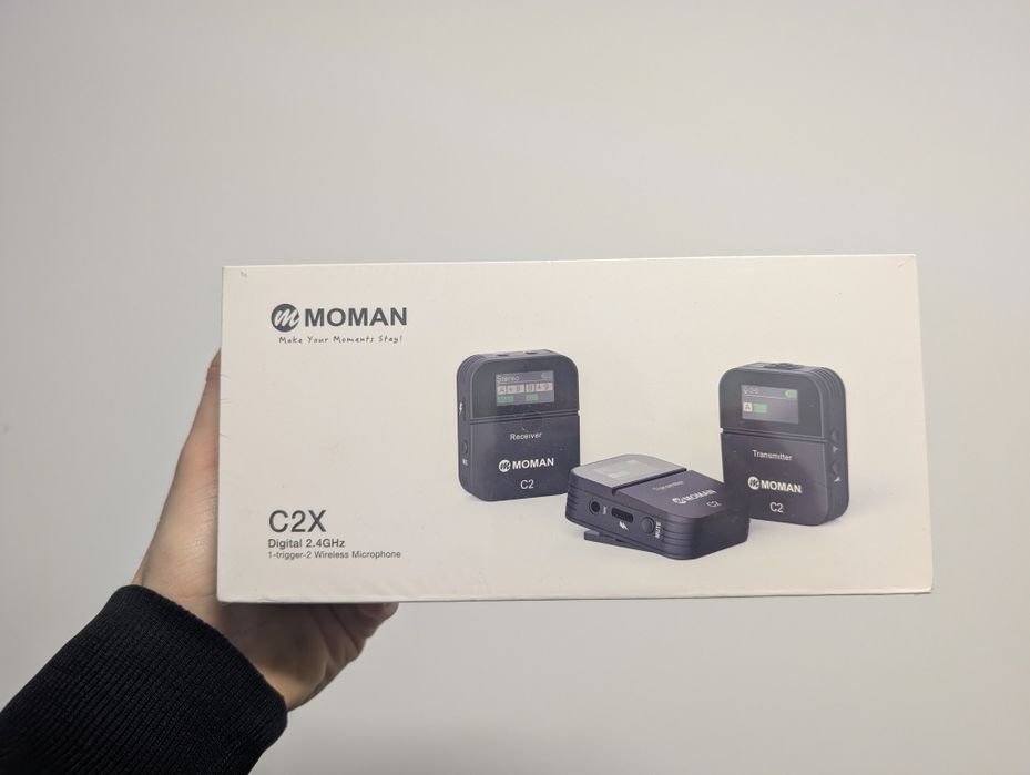 Moman Wireless Lavaliera/Microfon C2X Digital 2.4GHz Sigilata!