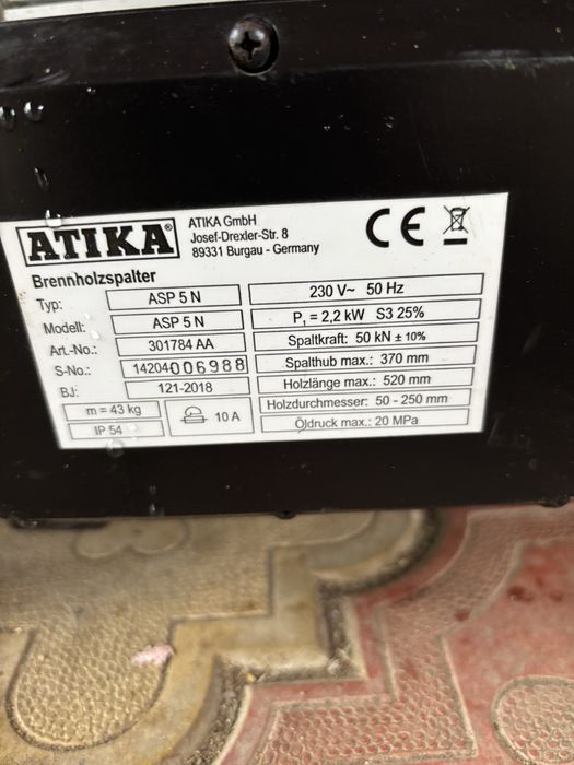 Vand despicator/spargator de lemne