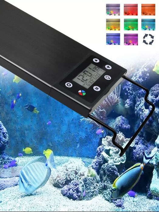 Освещение для акваримных растерий. Расвет закат.