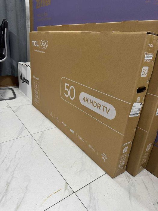 Телевизор TCL 50 V6C 4K LED 60hz Google TV голосовое управление есть