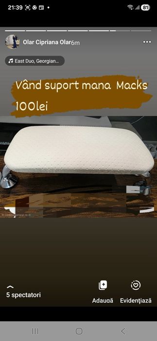 Vând masa manichiura cu toate aparatele necesare