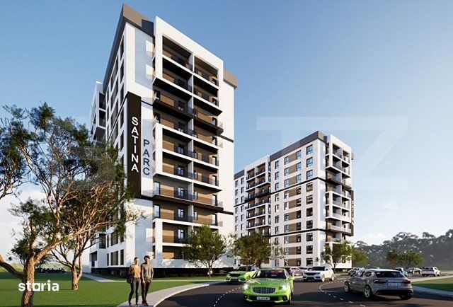 Comision 0% la cumparator! Apartament 2 camere, 65 mp, Satina Park
