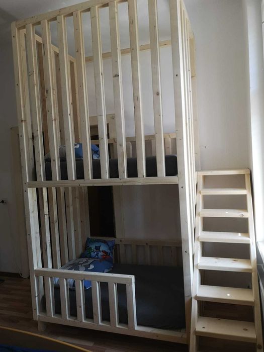 Vand pat etajat - căsuță copii