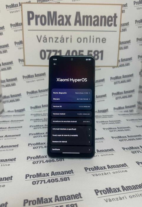 Xiaomi Redmi Note 12 5G ProMax Amanet