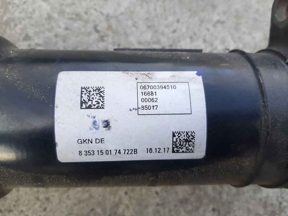 cardan 3.0 di  maserati ghibli m157  4 usi  2018  06700394510