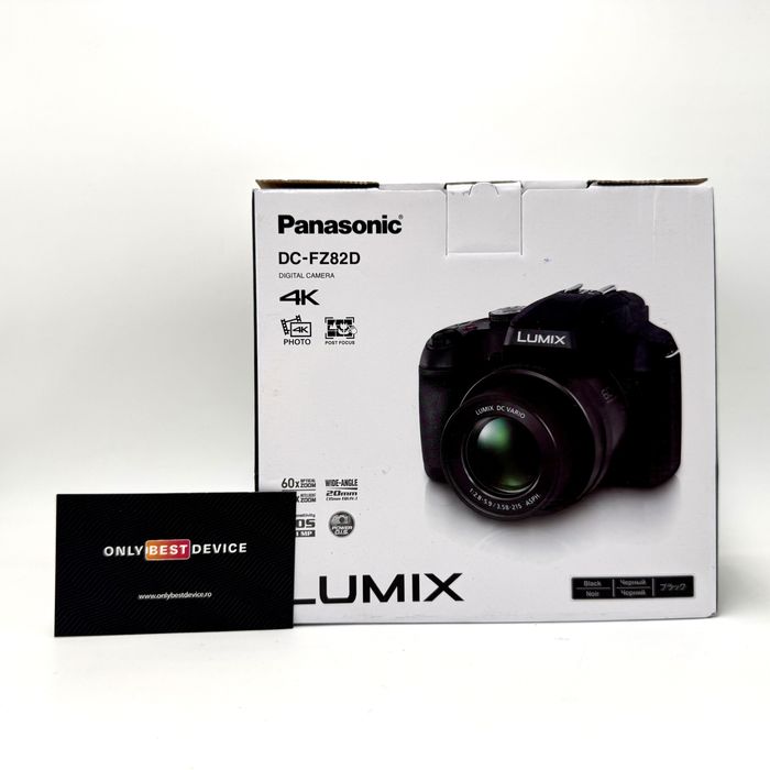 Aparat foto Bridge Panasonic LUMIX DC-FZ82D Black