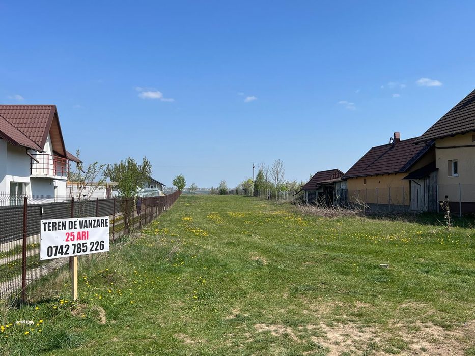Parcela 2500 mp teren pentru constructie in Tisauti