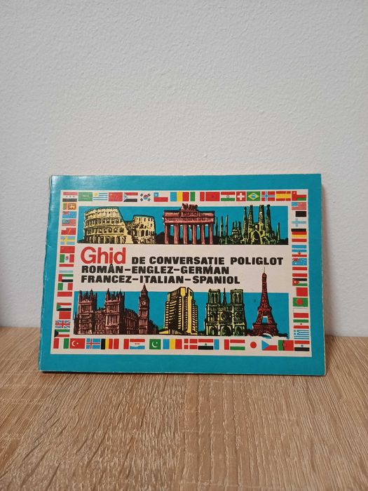 Ghid de conversatie poliglot Roman englez francez italian spaniol
