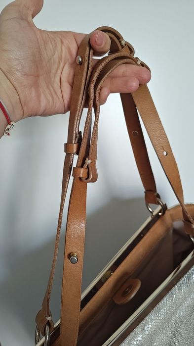 Geanta aurie Musette Cristhelen B