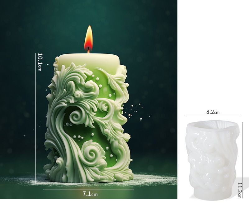 Силиконовая форма для свечей