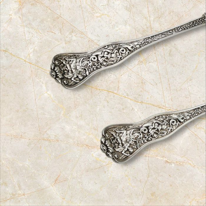 Tiffany&CO 1878г старинни сребърни лъжици 2 броя