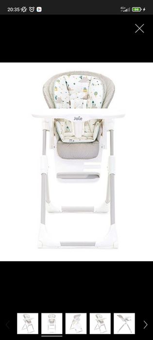 Scaun de masa pentru copii Joie Mimzy 2 in 1 , de la 6 luni - 3 ani