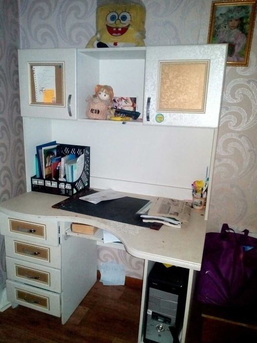 Стол -шкаф ученический (компьютерный)