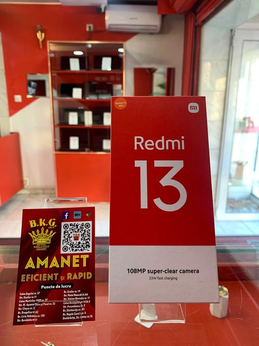 Redmi 13 sigilat 256gb Amanet BKG