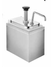 Dispenser inox  3l pentru sosuri,mustar,maionez,ketchup