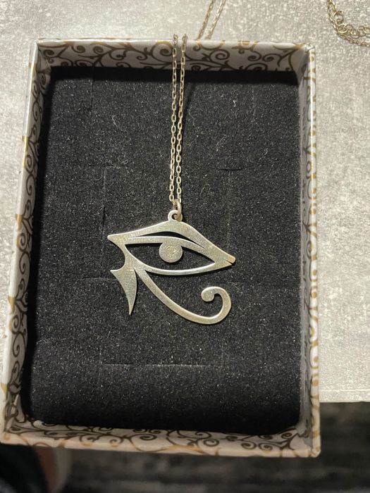Сребърно колие 925 с око