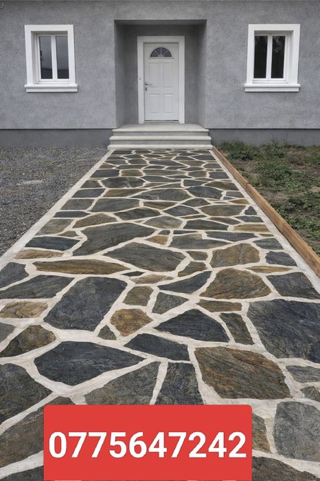 Piatra naturala de munte si montaj profesional