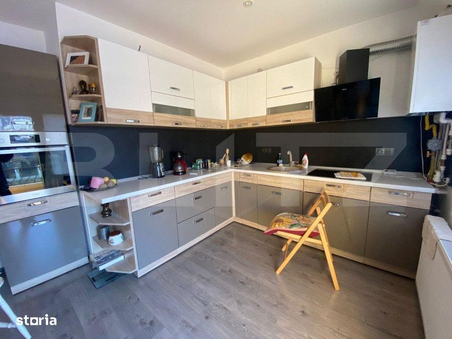 Apartament 3 camere, bloc nou, suprafata utila 72 mp