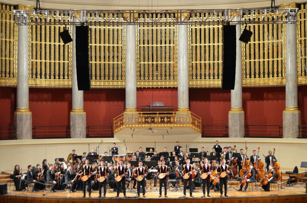 Музыканты, ансамбль, народный ансамбль, домбыра баян